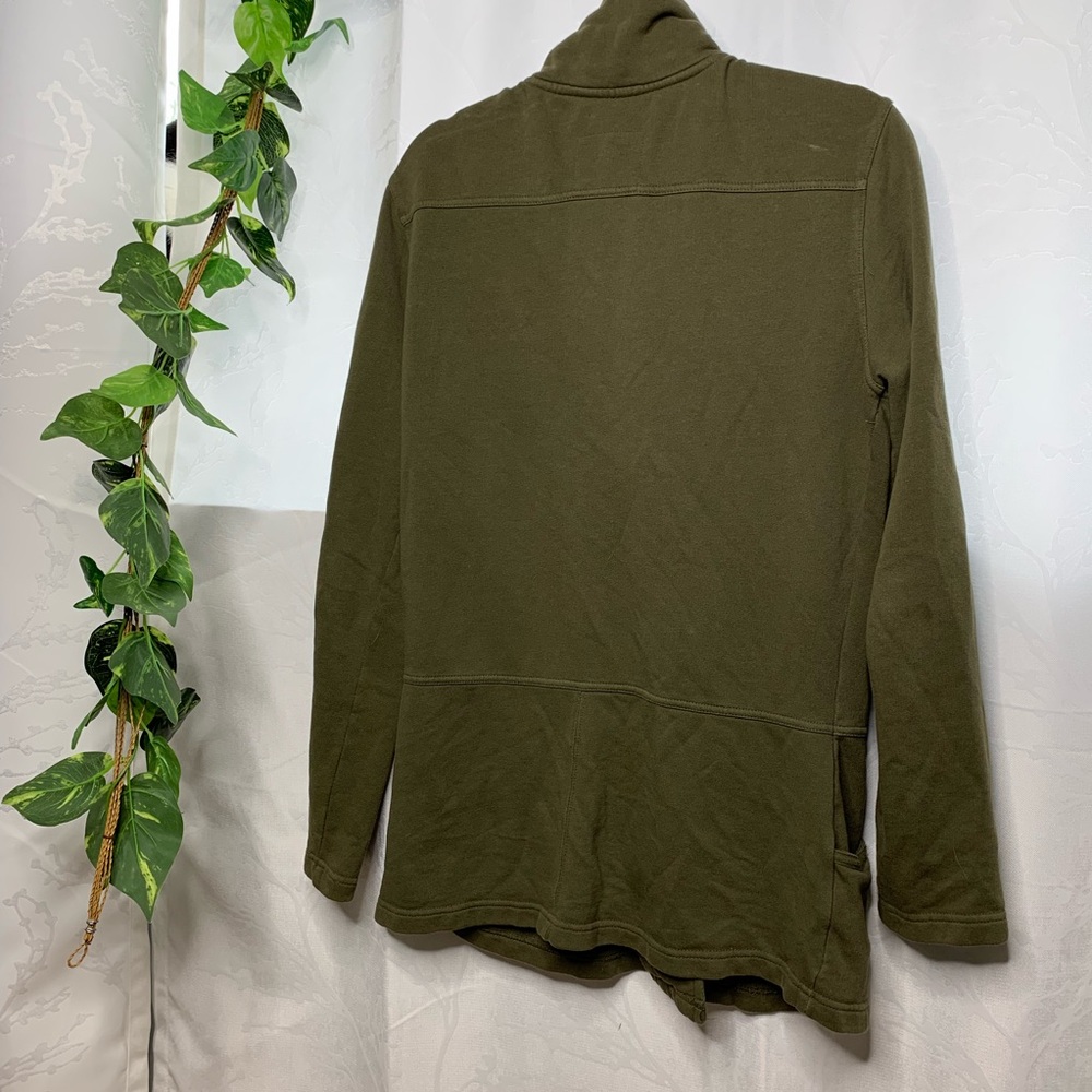 Prana long military olive green jacket - Picture 5 of 5